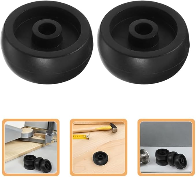 Universal Gym Wheel Rollers for Fitness Equipment Replacement Caster Wheels for Treadmills Exercise Bikes Rowing Machines 6-Pack Smooth Mobility