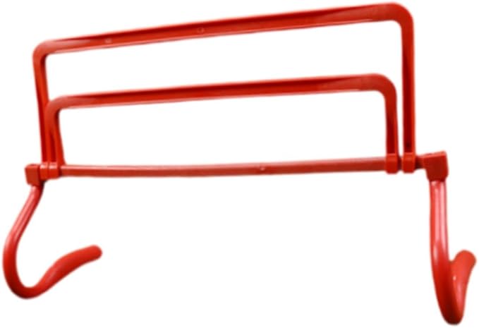 Agility Hurdle Adjustable Obstacles Jumping Bar Set Speed Training Equipment Set for Running Football Indoor Outdoor Pets, red