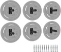 Wall Mounted Weight Plate Holder,Weight Plate Rack for for All Size Bumper Plates, Max Weight Capacity 300 Lb, Home Gym Organizer