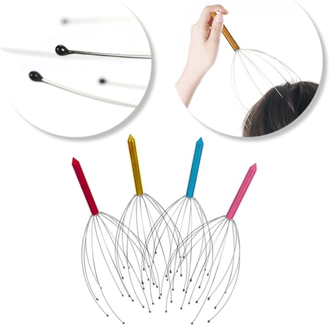 Healifty 12 Pcs Head Massager Scalp Massage Tool Scalp Massager Head Claw Massager