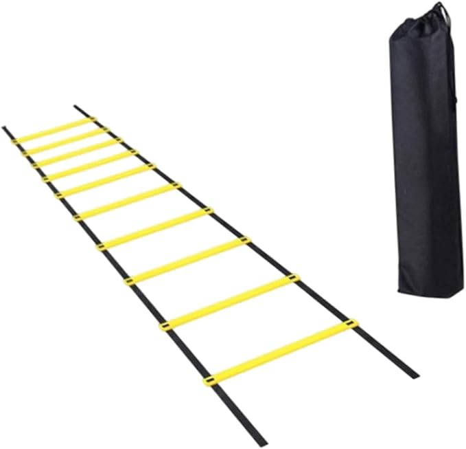 Football Agility Ladder Speed Ladder Rugby Portable Foot Exercise Multifunction Improves Coordination Folding Instant Set up