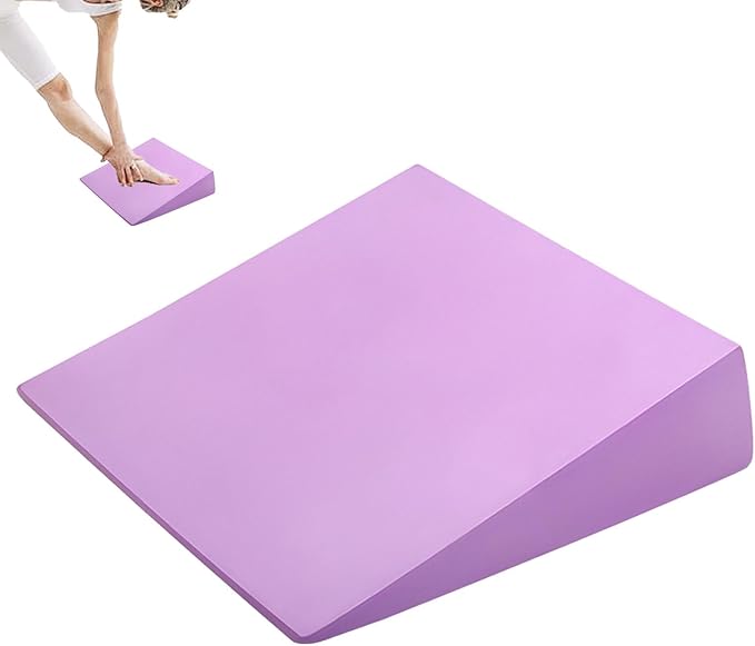 Yoga Foam Wedge Blocks, Slant Board Squat Wedge Blocks, Exercise Foot Wedges, Calf Stretch Slant Board, EVA Foam Wedge for Calf Stretching, Workout, Exercise, Knee Pad, Back Support, Footrest Cushion