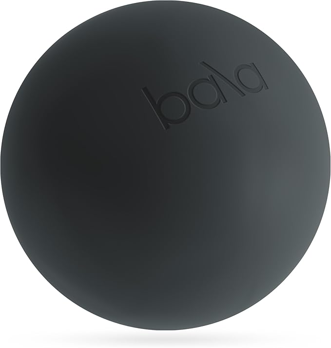 Bala Pilates Ball, Non-Weighted Exercise Ball - Small 8" Yoga Ball for Barre, Stretching, Strength & Core Training - Workout Accessory with Mini Pump for Home Gym & Fitness Routines - 100% PVC