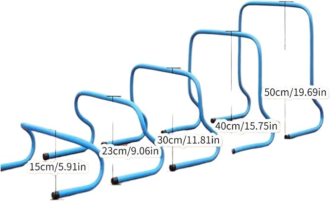 Speed Reading Training Hurdles Detachable Agility Training Hurdles Sport Practice Equipment Athletes Soccer Agility Hurdles