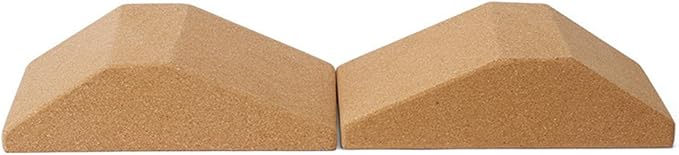 Premium Cork Squat Wedge Block - Essential Prop for Pilates and Gym Workouts