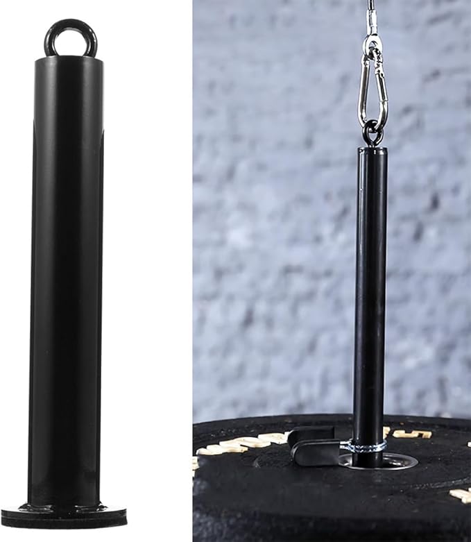 2pcs Weight Loading Pin and Barbell Slice Bar Rack 48mm Diameter X 320mm Fitness Equipment Attachment for Strength Training Cable Pulley System