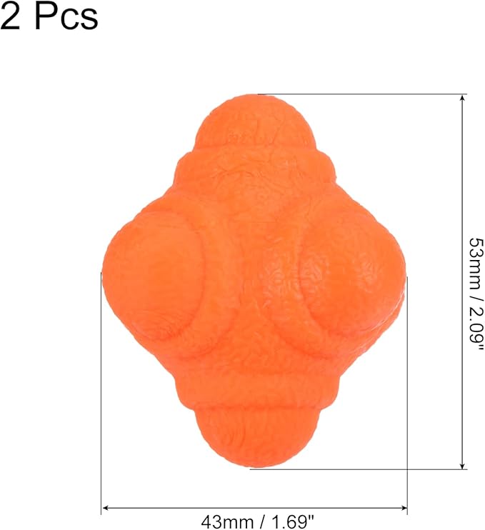 PATIKIL Bounce Reaction Balls, Coordination Training Ball, Agility Trainer TPR Low Difficulty for Speed Reflex