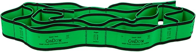 CanDo Multi-Grip Exerciser Plus, 6 Foot Exerciser, 9 Loops,
