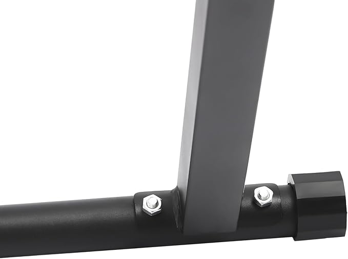 Power Tower Pull Up Bar Station Multi-Function Adjustable Height Foldable Dip Station for Home Gym Workout Heavy Duty Strength Training Fitness Equipment Stable Triangular Structure 440 LBS