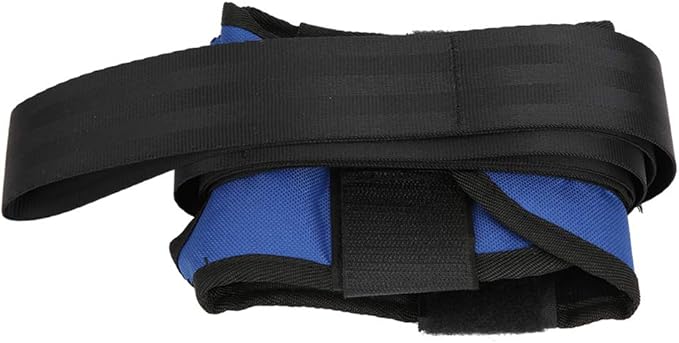 Yoga and Pilates Tension Belt for Stretching, 39.3 Inches, with 16.9 x 5.3 Inch Footrest, Muscle Recovery