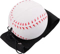 White Wrist Return Ball, Sports Wrist Balls on a String, Rubber Rebound Bouncy Wristband Balls on Elastic String Sports Reaction for Wrist Exercise or Play Tennis, Baseball（2.36 in）