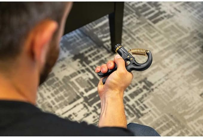 SKLZ Grip Strength Trainer Adjustable Resistance Trainer for Hand, Wrist, and Forearms