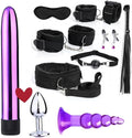Pilates 7-Piece Fashion Design Nylon Combination Set (Black), Fun Cosplay Equipment Accessories, Wrist and Hip Yoga Supplies, Couple Gifts