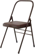 Yoga Chair,PU Seat Surface is Comfortable and Soft Double Beam Pilates Chair,for Home Office Dining Indoor Outdoor(Color3)