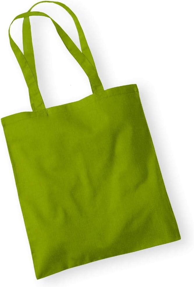 Westford Mill Unisex's WM101LEMO Wm101 Promo Bag for Life-Lemon One Size