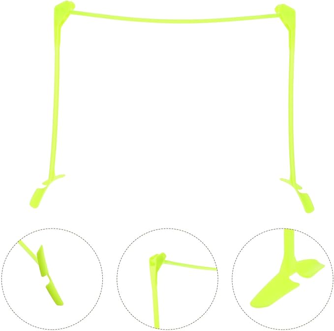 PRETYZOOM Adjustable Height Speed Training Hurdles for Soccer Football Foldable Agility Equipment Level Settings Portable Stability for Athletes Footwork Drills and Agility Training
