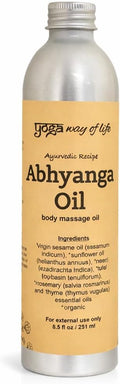 Abhyanga Oil - Organic Herbal Self-Massage Body Oil | Ayurvedic Recipe (8.5 FL OZ)