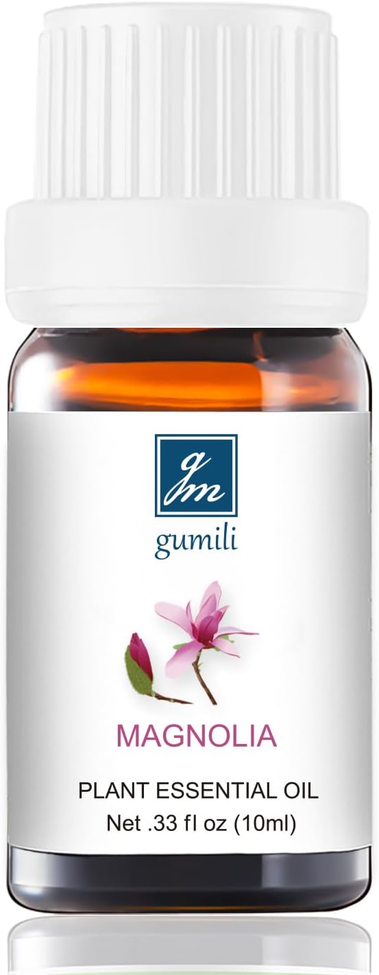 Magnolia Essential Oil - Pure Natural Fragrance for Aromatherapy, Perfume Making, Candles, Soap, Room Spray, Diffuser Blends - Organic, 10mL Undiluted