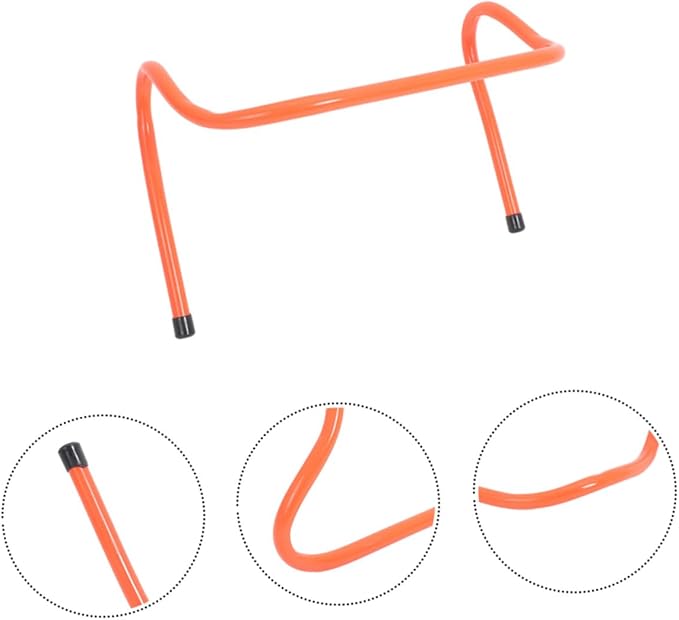Toyvian Agility Hurdles 4pcs 15cm Plastic Speed Training Hurdles for Football Soccer Agility Drills Youth Sports Training Equipment