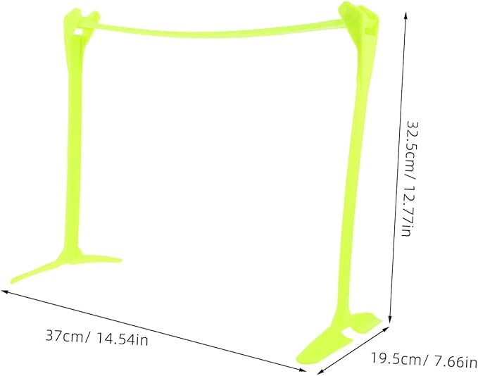 Yardwe Adjustable Height Soccer Hurdles Foldable Agility Training Equipment for Football and Basketball Drills Durable and Portable Design for Enhanced Speed and Coordination