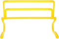 FRCOLOR Adjustable Height Agility Hurdles Set for Soccer and Football Training, Foldable Yellow Speed Hurdles Equipment for Athletes’ Agility and Jumping Drills
