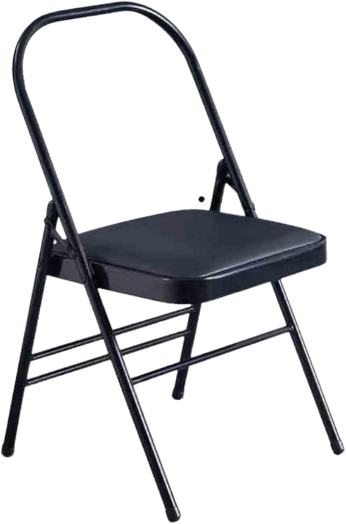 Yoga Chair,Three-Beam Thickened Yoga Chair,Metal Frame Bears 400 Lbs,for Home Office Dining Indoor Outdoor
