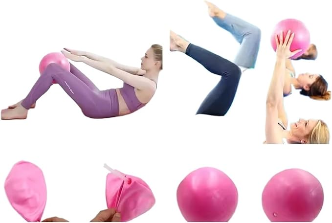 13 Piece Pilates Yoga Set for Women, Home Gym Workout Kit with Resistance Bands, Ankle Weights, Pilates Ring & Loop Bands, Toning Fitness Essentials Starter Accessories(Pink)
