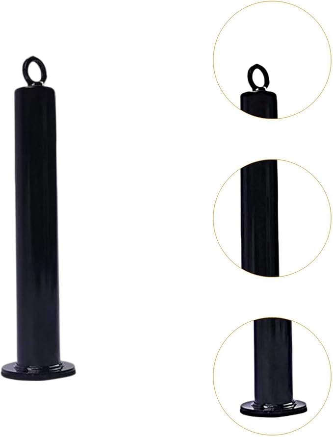 Colaxi Weight Loading Pin Pulley Cable Machine Attachment Strength Training Black,Home Gym Workout Equipment for Power Bar Training