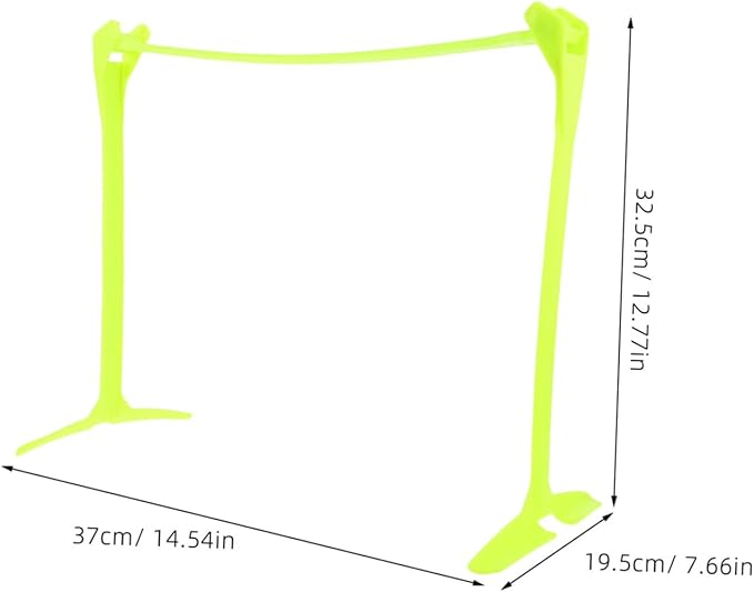 GANAZONO Adjustable Height Speed Hurdle Durable Foldable Soccer Training Equipment for Agility Drills Enhances Performance and Coordination for Athletes and Fitness Training