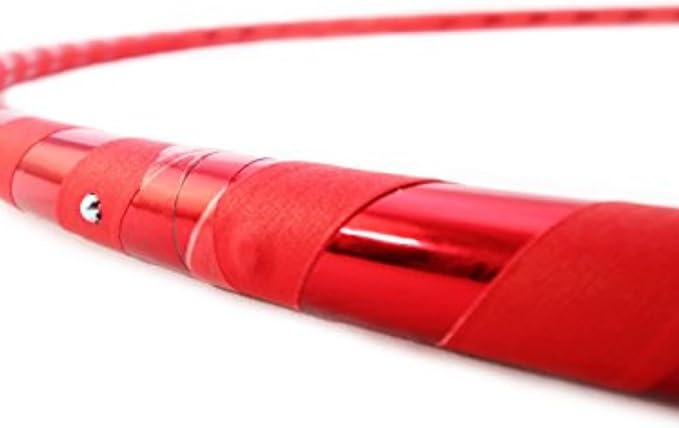 Weighted Beginner Fitness Hula Hoop for Adults - Exercise Hoop for Weight Loss & Core Workout - Large Diameter Hoop for Easy Learning - Handmade in USA - Multiple Sizes & Colors