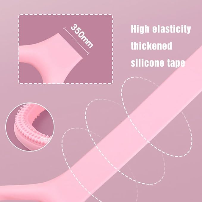 Figure 8 Resistance Band with Handles, Fitness Ropes Exercise Bands for Women, Elastic Ropes for Arm Back Shoulder Stretching Training, for Yoga, Pilates, and Physical Stretching ﻿