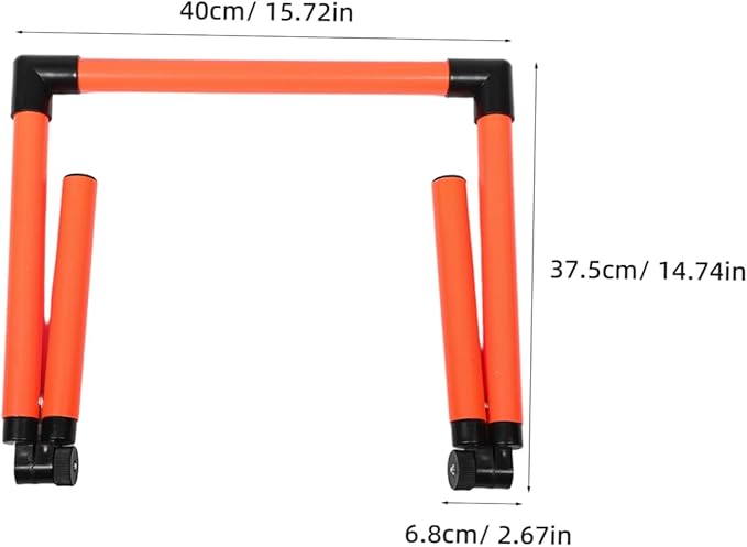 Milisten Agility Training Hurdles Speed Hurdles for Jump Training Agility Drills Equipment for Athletes Soccer Basketball and Sports Workouts