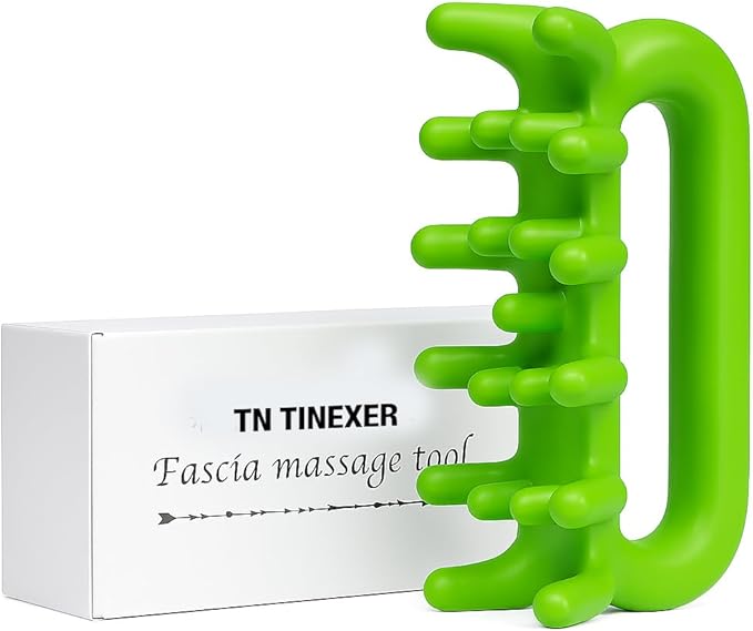 Fascia Massage Tool Trigger Point Massage Tools Anti Blaster for Cellulite Massager Tool Reaching Deep Myofascial Tissue Throughout The Body Release Muscle Knot Reduction (Green)
