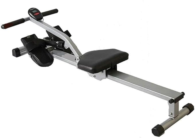 X-Factor Regatta Rowing Machine Pro Rower Adjustable 12 Level Hydraulic Full Body Cardio Glider Motion Exercise Workout Machine w Monitor