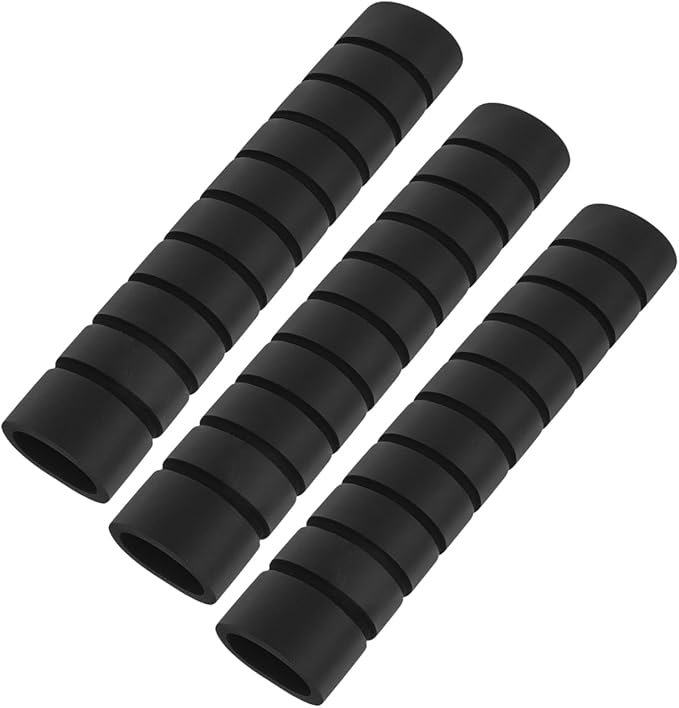Kisangel 3pcs Non-Slip Sponge Grip Sleeves for Pull-Up Bar Protective Foam Handle Covers Slip-Resistant Padding for Strength Training for Fitness Enthusiasts