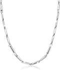 JEROOT Titanium Steel Magnetic Necklace for Women Men Unisex, 6 Ultra Strength Column Magnetic Necklace for Neck Shoulder and Back, Necklace with Jewelry Gift Box