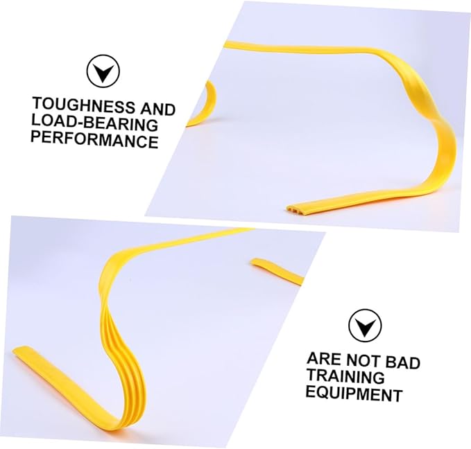 4Pcs Agility Training Hurdles Durable Lightweight Exercise Equipment for Football Basketball Soccer and Track for Athletes Height
