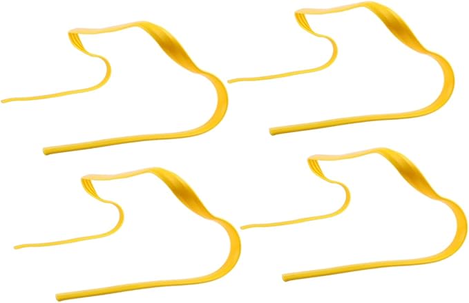 4Pcs Soccer Training Hurdles Height Agility Barriers for Speed Agility Training Ultra Stable Base for Outdoor Use for Football Basketball and Track Sports