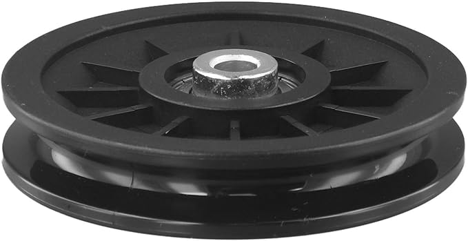 Silent Gym Pulley for Fitness Cable Machine Attachment, Heavy Duty Pulley System with Machine Bearing for Strength Training, Nylon and Steel Wheel, Low Noise Exercise Equipment, Home Use(110mm)