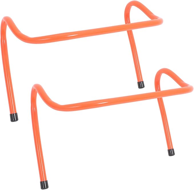 SUPVOX 2pcs Plastic Agility Speed Hurdles 23cm for Soccer Football Training Equipment Youth Athletic Practice