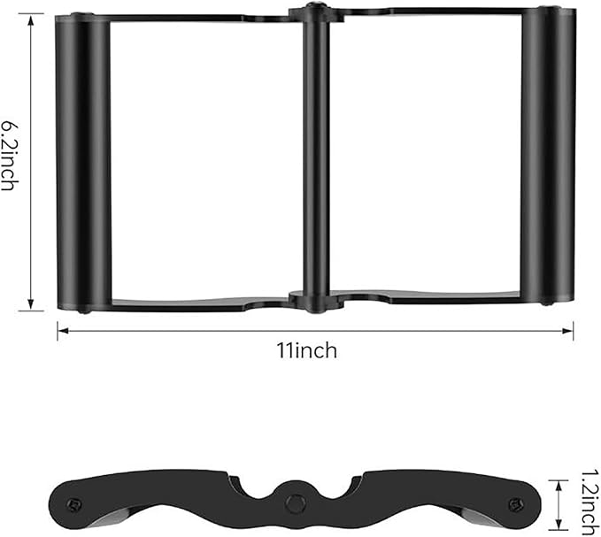 landminee Attachment with Rubber Handle - V Shaped Landmines Row Rack, Grip Workout Bar | Landmines Handle Attachment, Black landminee Fitness Equipment for Seated Rows, Gym Strength Training