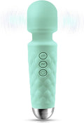 Portable Full Body Relaxation Massager-Multi-Frequency Mode Free Choice, Relieve Neck, Shoulder, Leg and Back Fatigue（Light Green）