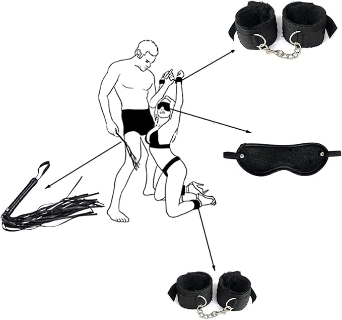 New Soft Yoga Stretching Yoga Black 10 Pieces Set, Home Yoga Kit-H with Adjustable Training Tools