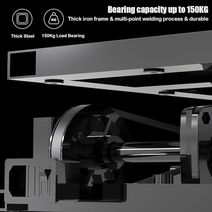 Vibration Plate Exercise Machine Whole Body Vibration Platform Machine with Loop Resistance Bands for Home Fitness Training & Weight Los