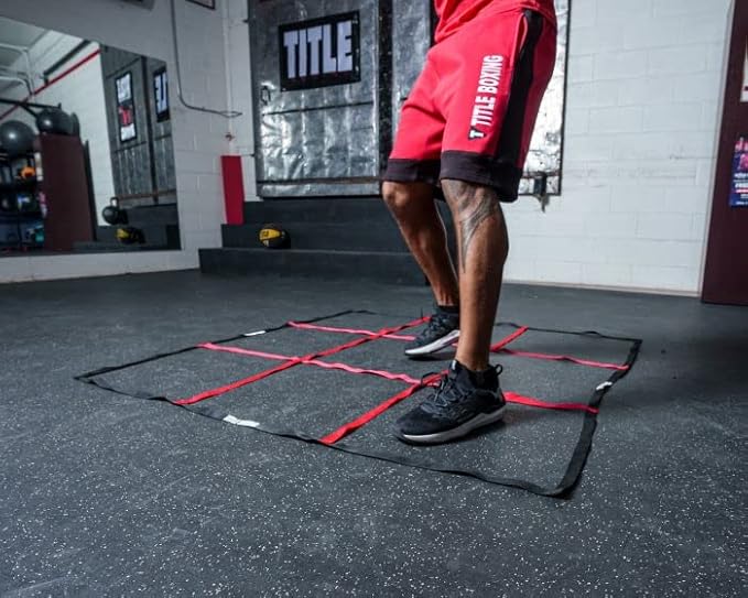 TITLE Boxing Agility Cube - Speed & Agility, Foot Work, Boxing Improvement, Coordination