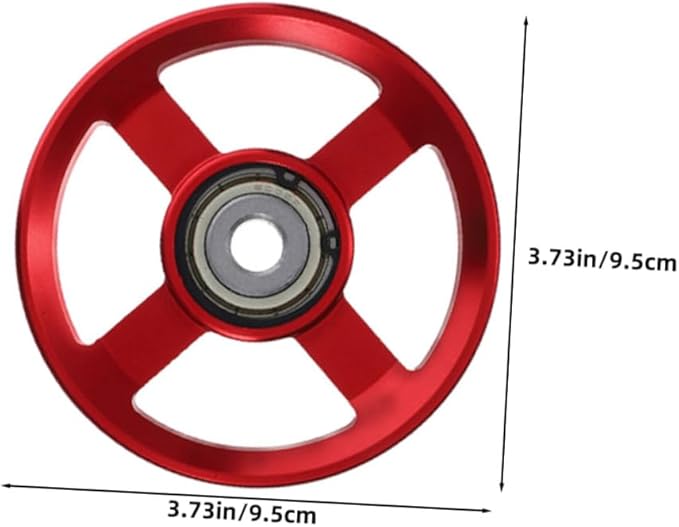 3pcs Aluminum Alloy Pulley System Gym Attachments Cable Pulley Wheels for Strength Training Equipment Home Gym Workout Accessories