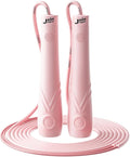 Kids Jump Rope for Children-Adjustable Speed Skipping Rope with Dual Bearings, Segmented Anti-Tangle Cord, Silicone Handles, Indoor Outdoor Fitness Toy for Boys & Girls