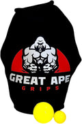 Grip Strength Trainer, Hand Strengthener, Forearm Strengthener, Hand Workout Tool, Forearm Trainer, Wrist Training, Finger Exercise, Hand Strength Training, Forearm Exercise, Grip Strengthener, Increase Hand Strength, Great Ape Grips Black