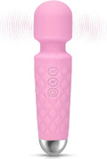 Silicone Massage - Lightweight Design, Multi-Frequency Modes for Neck, Shoulder, Back and Legs, Waterproof Design(Pink)