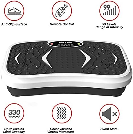 iMeshbean Whole Body Exercise 3D Vibration Platform Plate Fitness Massager Machine Slim